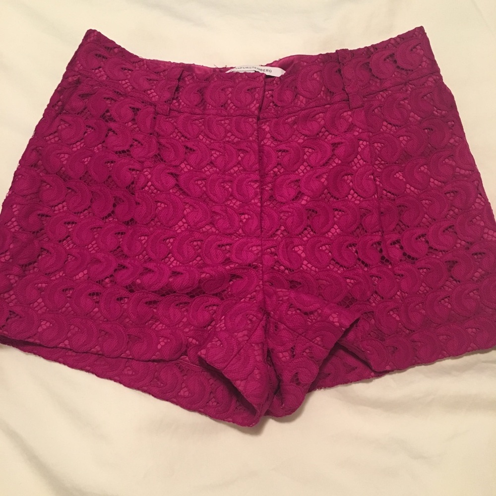 Dvf lace shorts